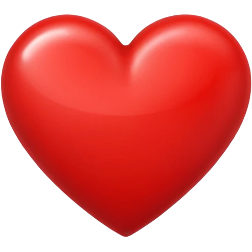 Red Heart with An E in the middle  emoji