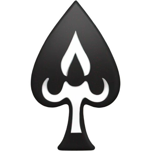 Black spades sign emoji