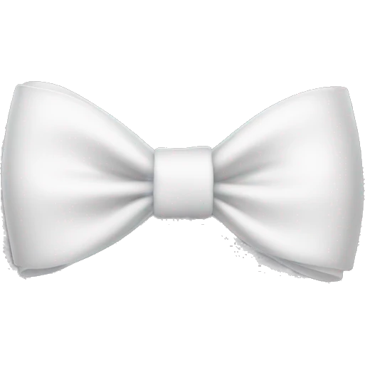 White bow emoji