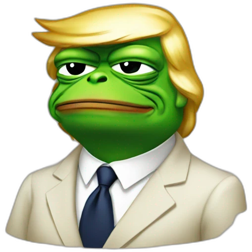 donald trump pepe frog emoji