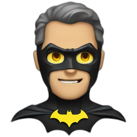 Batman fume  emoji