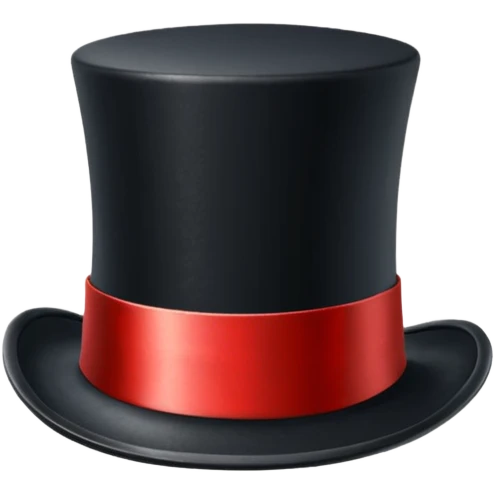 monopoly top hat emoji