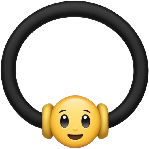 Hair tie emoji