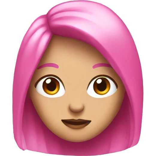 Pink emoji