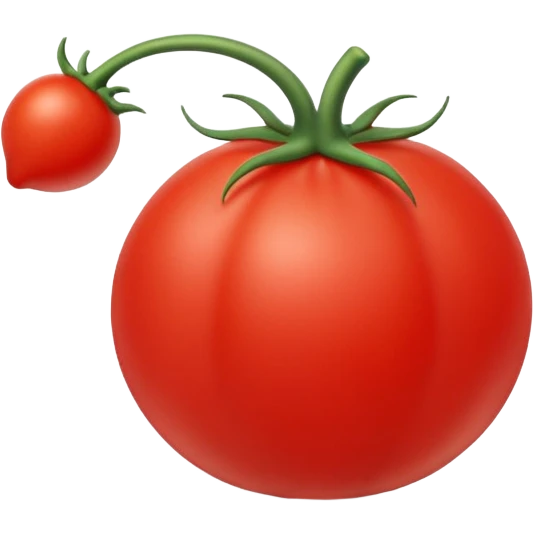 tomato shaped mouse cursor emoji