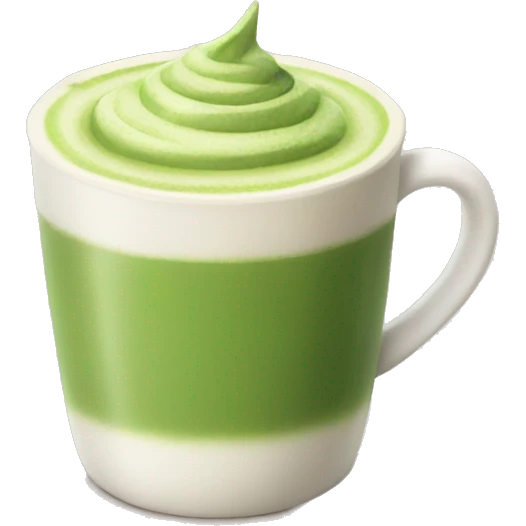 Matcha latte  emoji