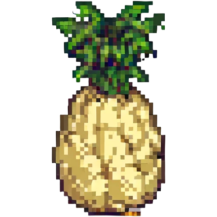a parsnip, pixel art style emoji