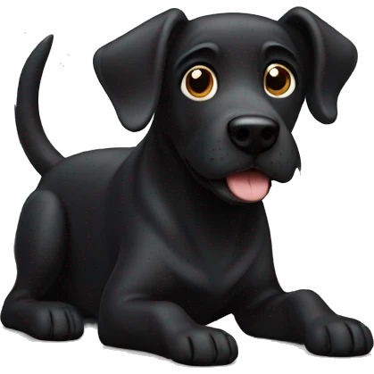 two blackdogs emoji