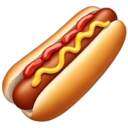 hot dog emoji