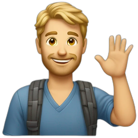 Eric cartmman waving emoji