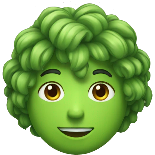 Corazon verde emoji