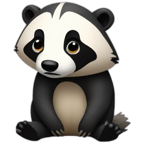 sad badger emoji