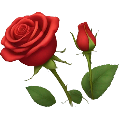 red rose emoji