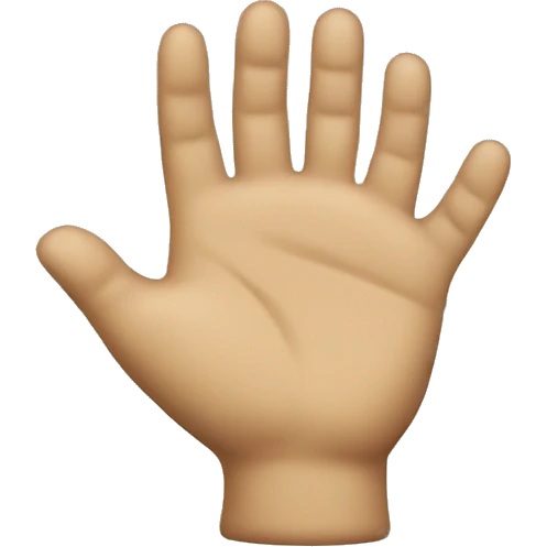 christmas hand emoji