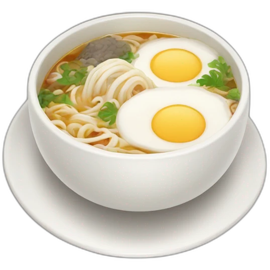 家系ラーメンうずらトッピング emoji