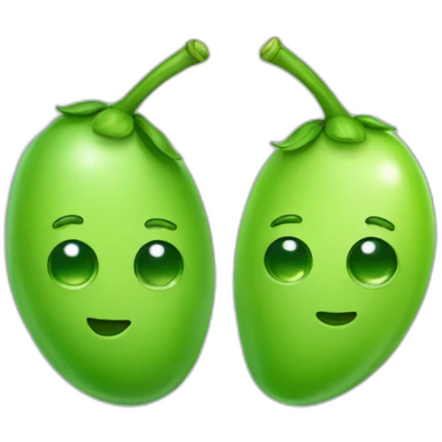 Two peas in a pod emoji