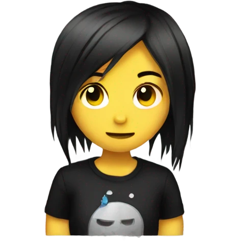 emo girl emoji