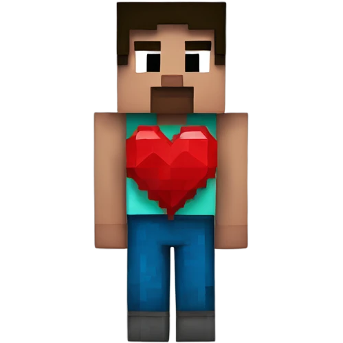 Minecraft heart emoji