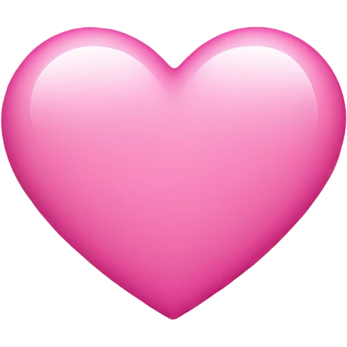 pink heart emoji