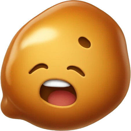 caramel blob emoji