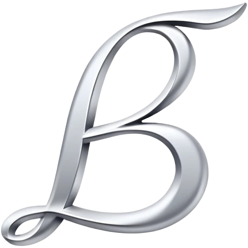Light silver romantic letter emoji