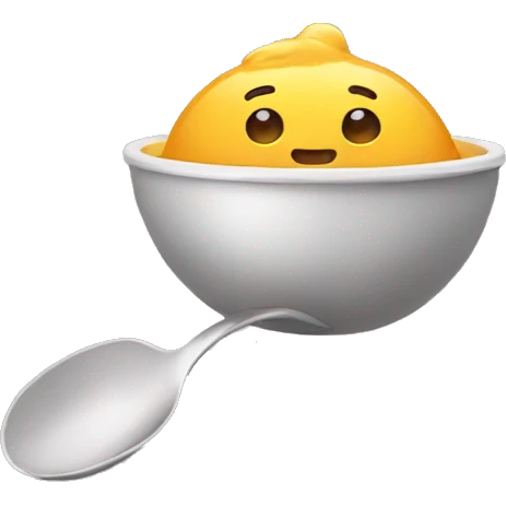 Mixing with Spoon emoji