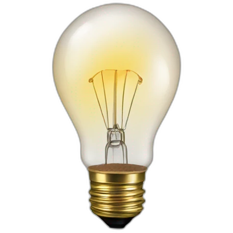 insightful bulb emoji