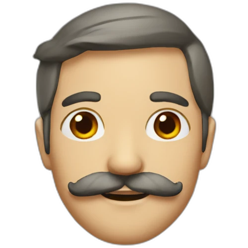 ash-moustache emoji