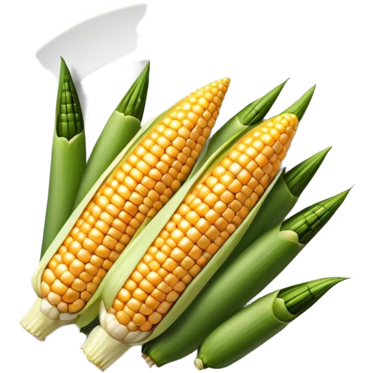 Plate of corn and okra  emoji