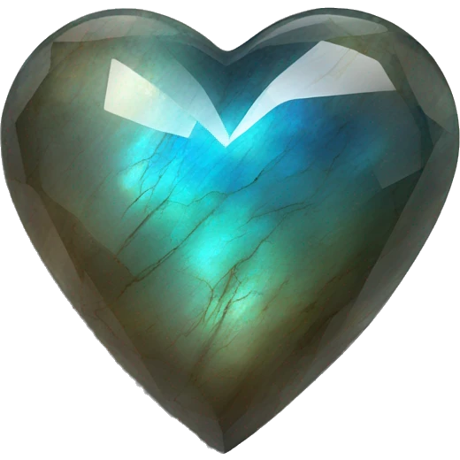 Labradorite heart emoji
