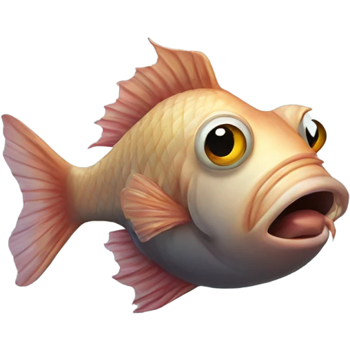 A stinky fish  emoji