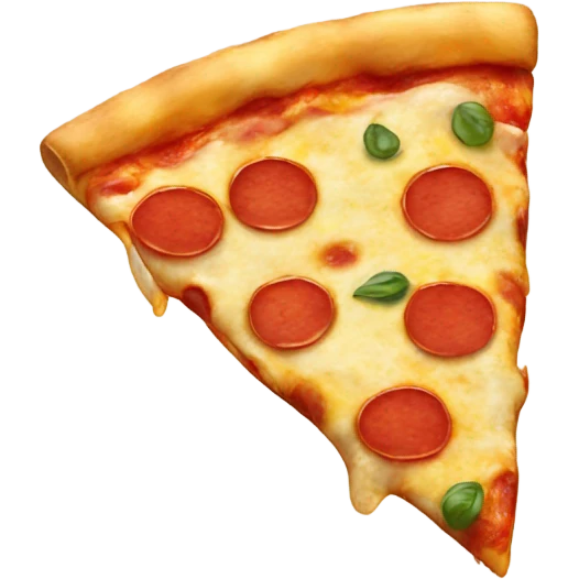 Pizza only cheese emoji