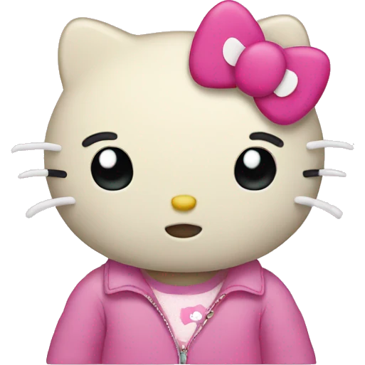 Hello kitty emoji