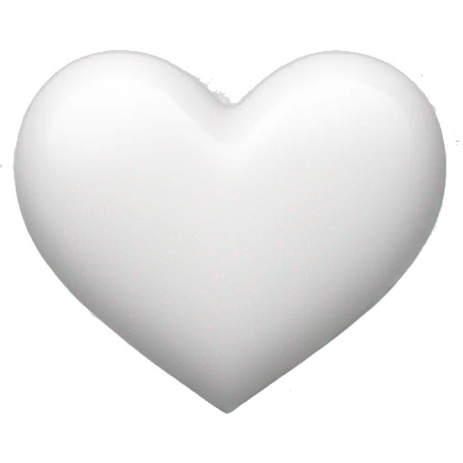 white heart emoji