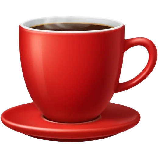 coffee in a red cup emoji