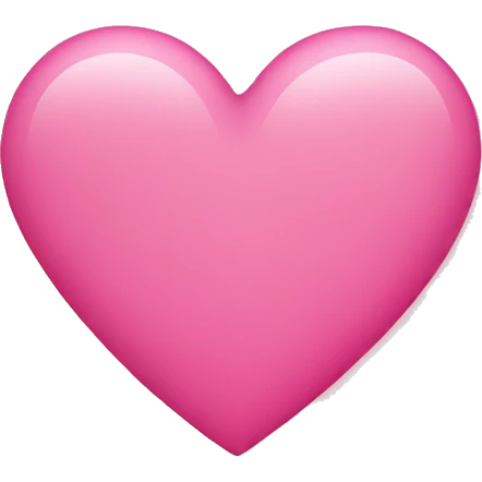 Pink heart emoji