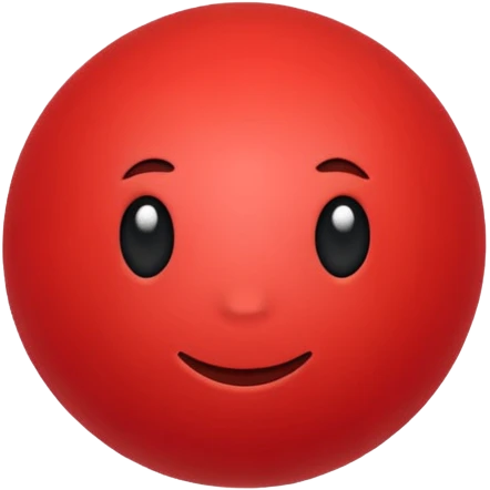 red ballin thing emoji