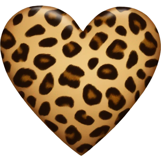  Leopard heart emoji