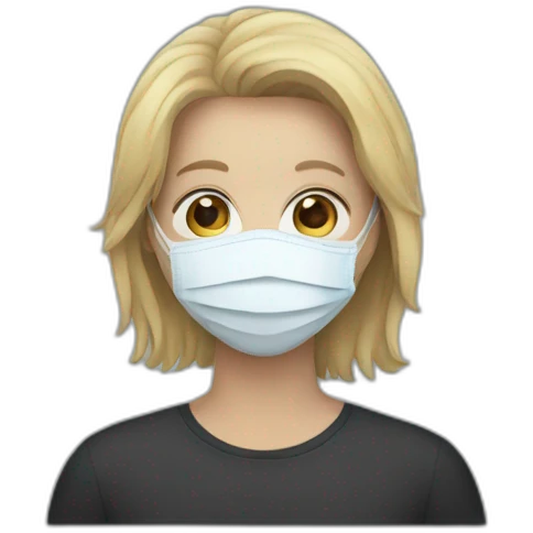 wearing mask emoji