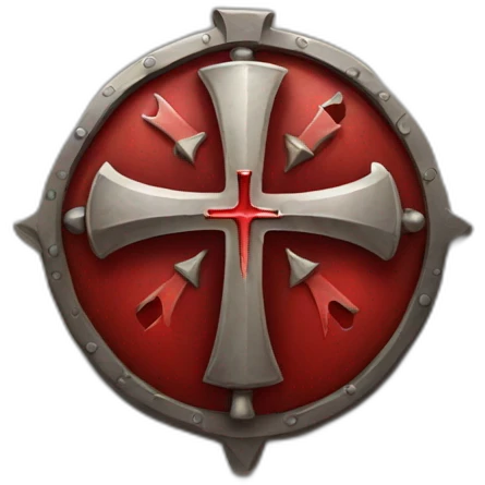Red Templar Cross emoji
