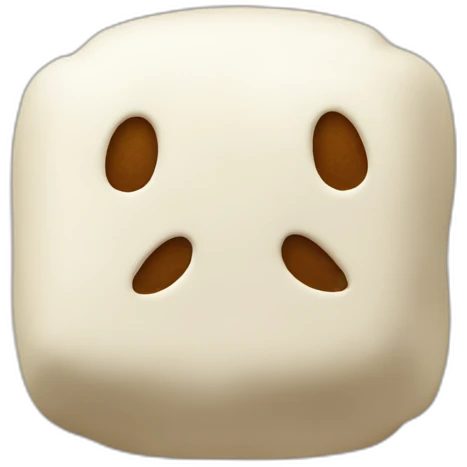 Un chamallow emoji