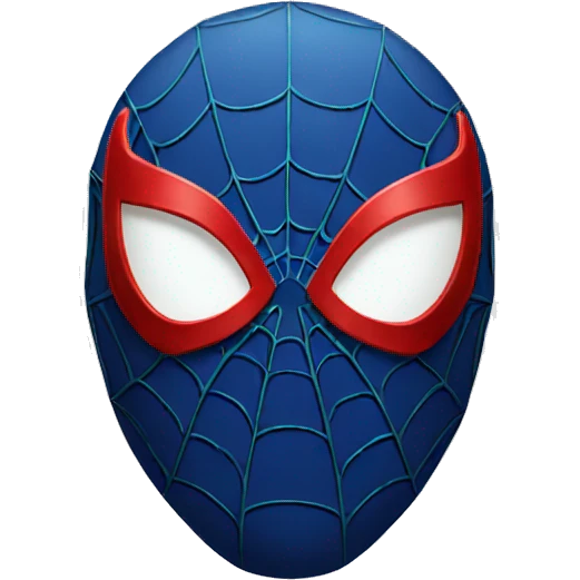 Spiderman mask emoji
