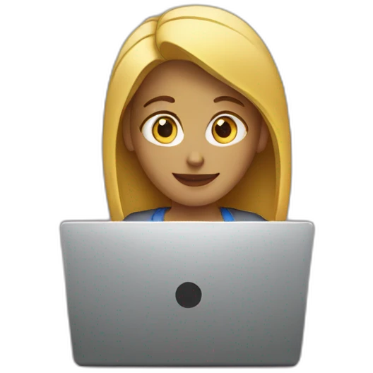 laptop woman emoji