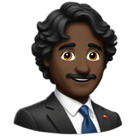 trudeau blackface emoji