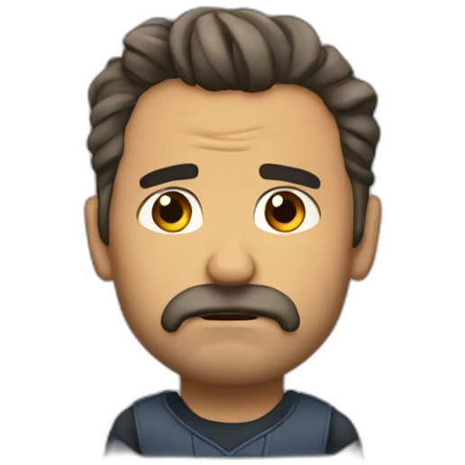 A sad Barba Bravo emoji