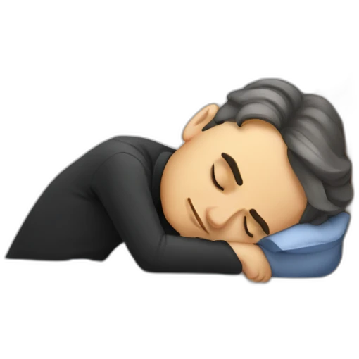 Sleeping Gerard Darmanin emoji