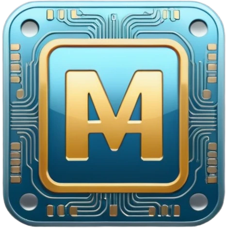 AI라고 글씨가 적힌 AI 칩 혹은 데이터 emoji