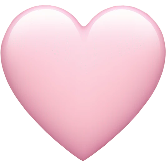 Pastel Pink heart  emoji