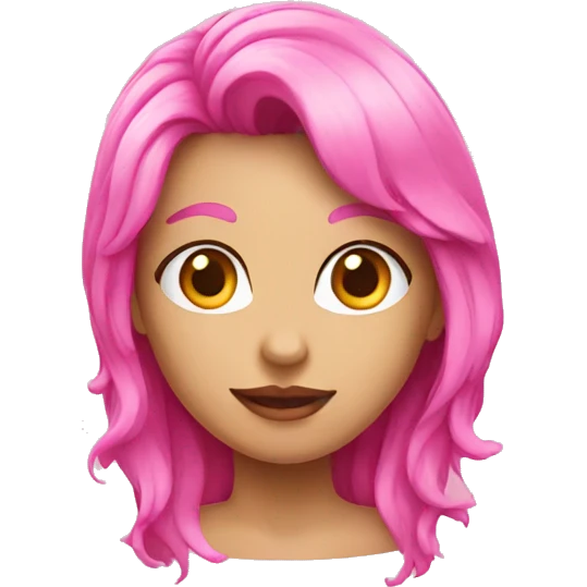 Pink emoji
