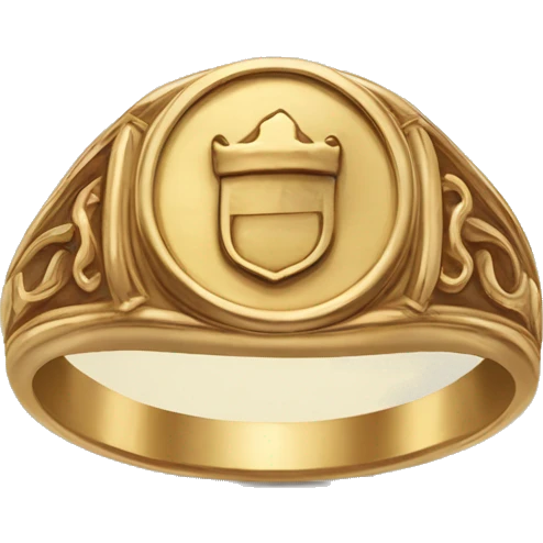 Bridgerton Inspired Emoji : Duke’s Signet Ring – Symbolizing power, prestige, and romantic interest. emoji
